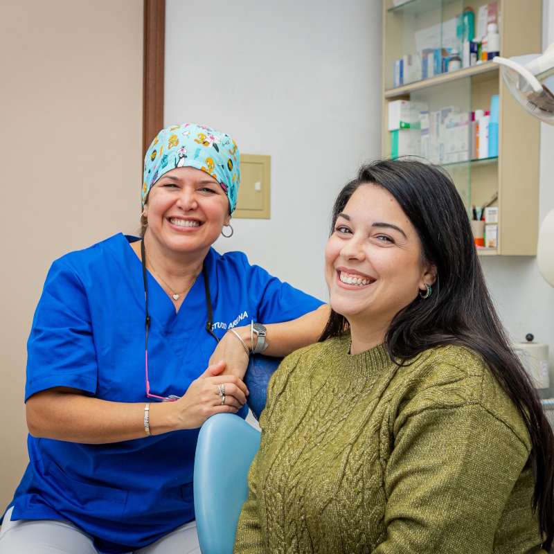 Risultato dopo GBT: denti puliti e superficie liscia